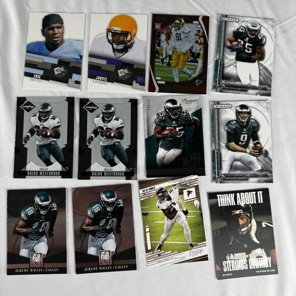 100 Football Cards Hand Picked Stars Rookies Hall Of Famers Prospects & Vintage - Picture 6 of 9